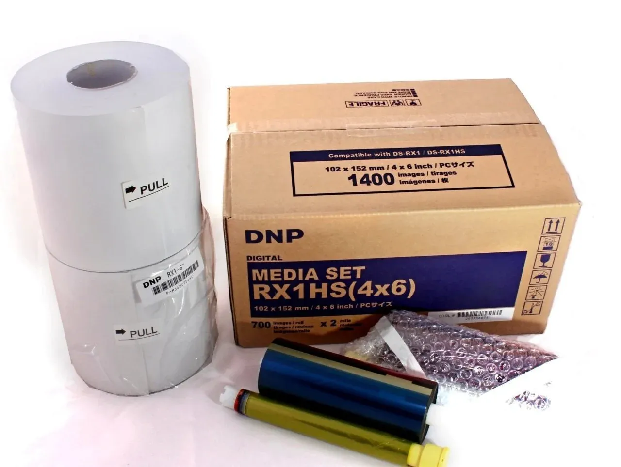 DNP RX1HS 4x6 Paper 1400 Prints