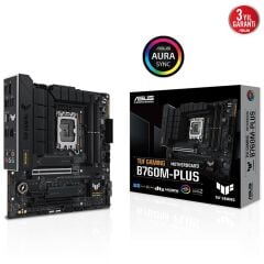 Asus Tuf Gaming B760M-Plus Ddr5 7200Mhz 1700P (12. / 13. Ve 14. Nesil İşlemci Uyumlu) Anakart