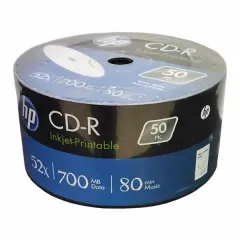 Hp CD-R 700MB/80min Printable 50li Shrink