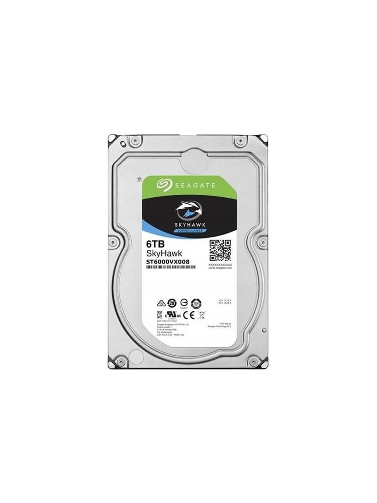 Seagate 6tb Skyhawk ST6000VX008 5900 Rpm 256MB Sata-3 Güvenlik Diski