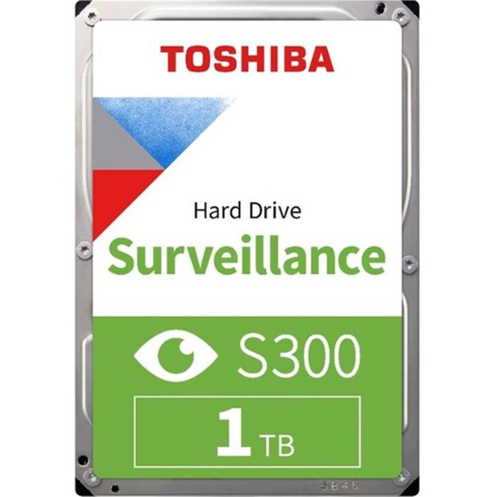 Toshiba 1Tb HDWV110UZSVA 3.5'' S300 5700RPM Sata-3 6.0gb/s 64MB 7/24 Güvenlik HDWV110UZSVA HardDisk