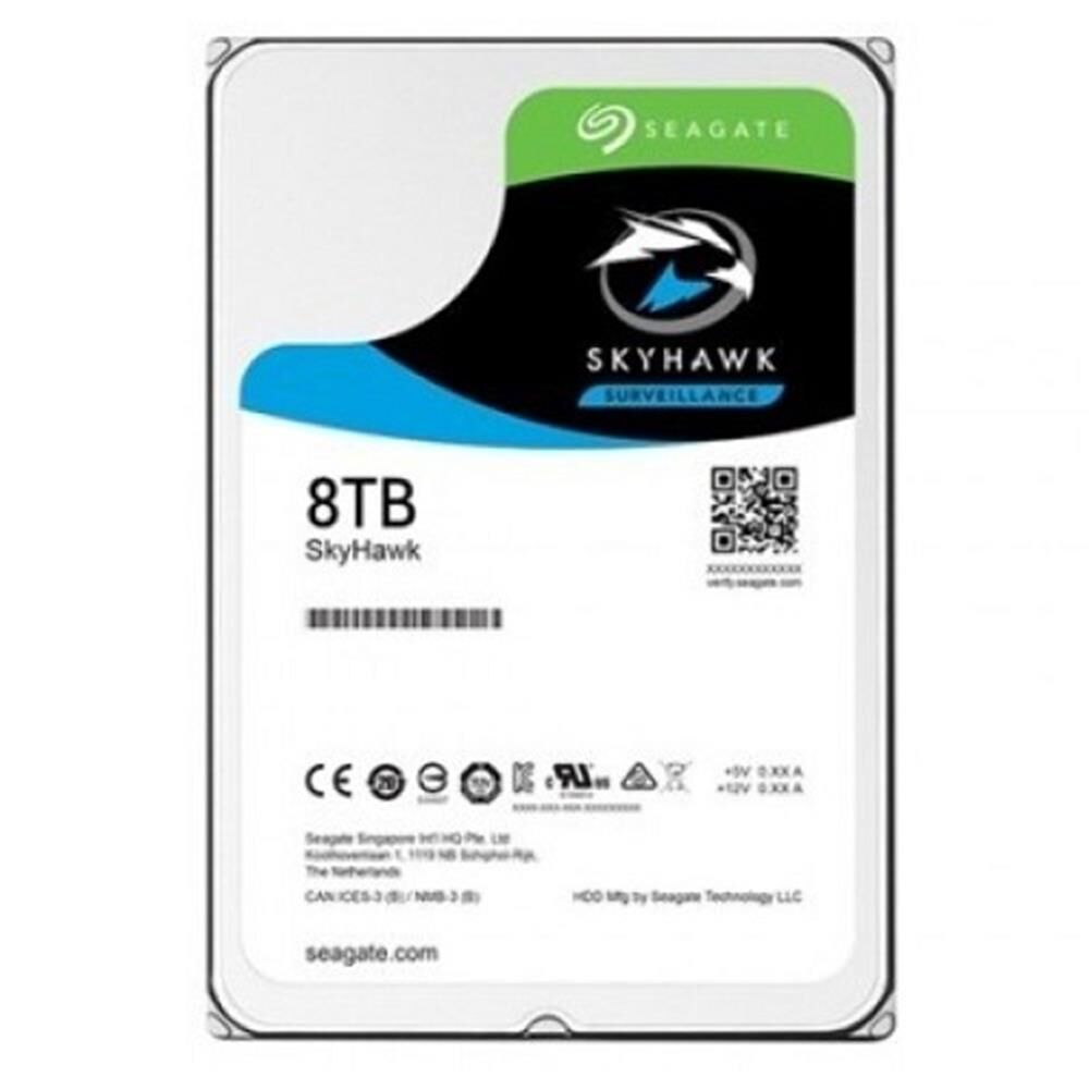 Seagate 8TB ST8000VX010 256 MB Önbellek 5400 RPM 3.5'' 7/24 Güvenlik (İthalat)