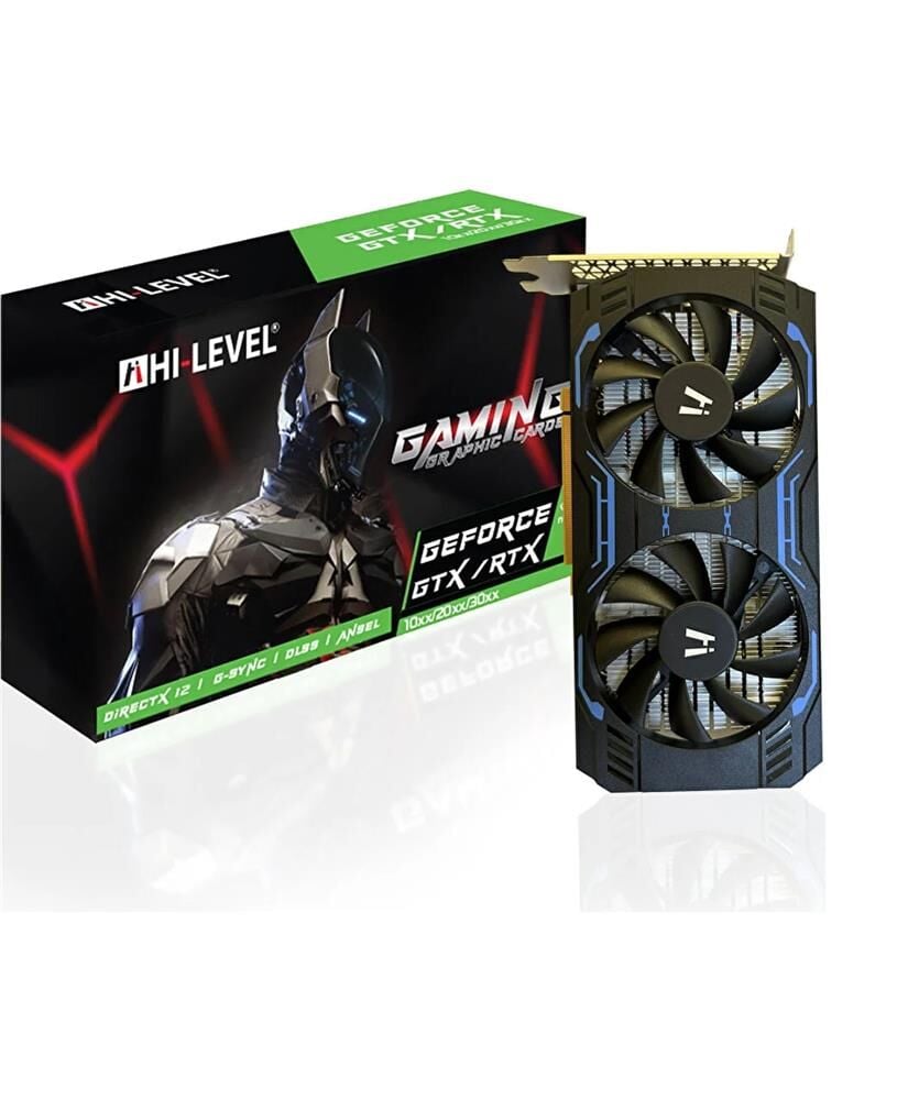 Hi-Level Geforce GTX1660 Super Gddr6 6gb 192BIT Dual Fans Dp/hdmı/dvı Ekran Kartı HLV1660SD66G192D