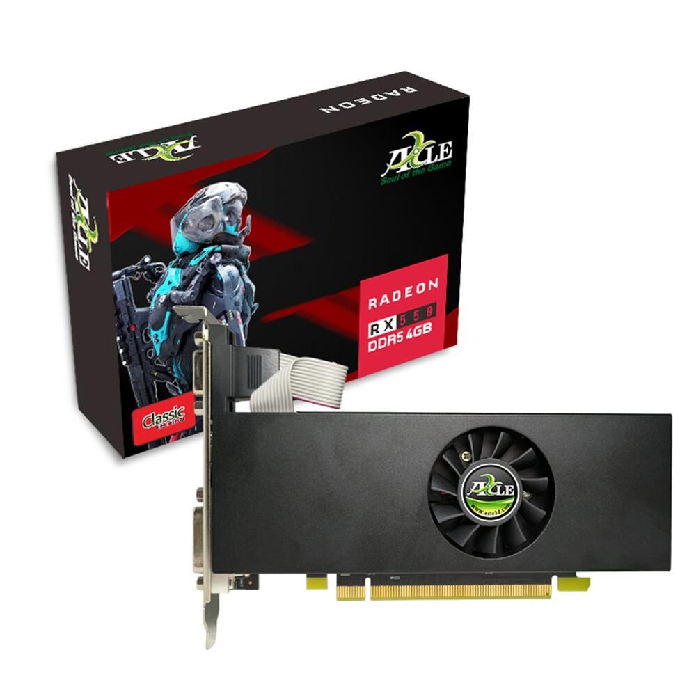 AXLE RX550 PCI-E 4G DDR5 128bit CRT/DVI/HDMI LP Ekran Kartı