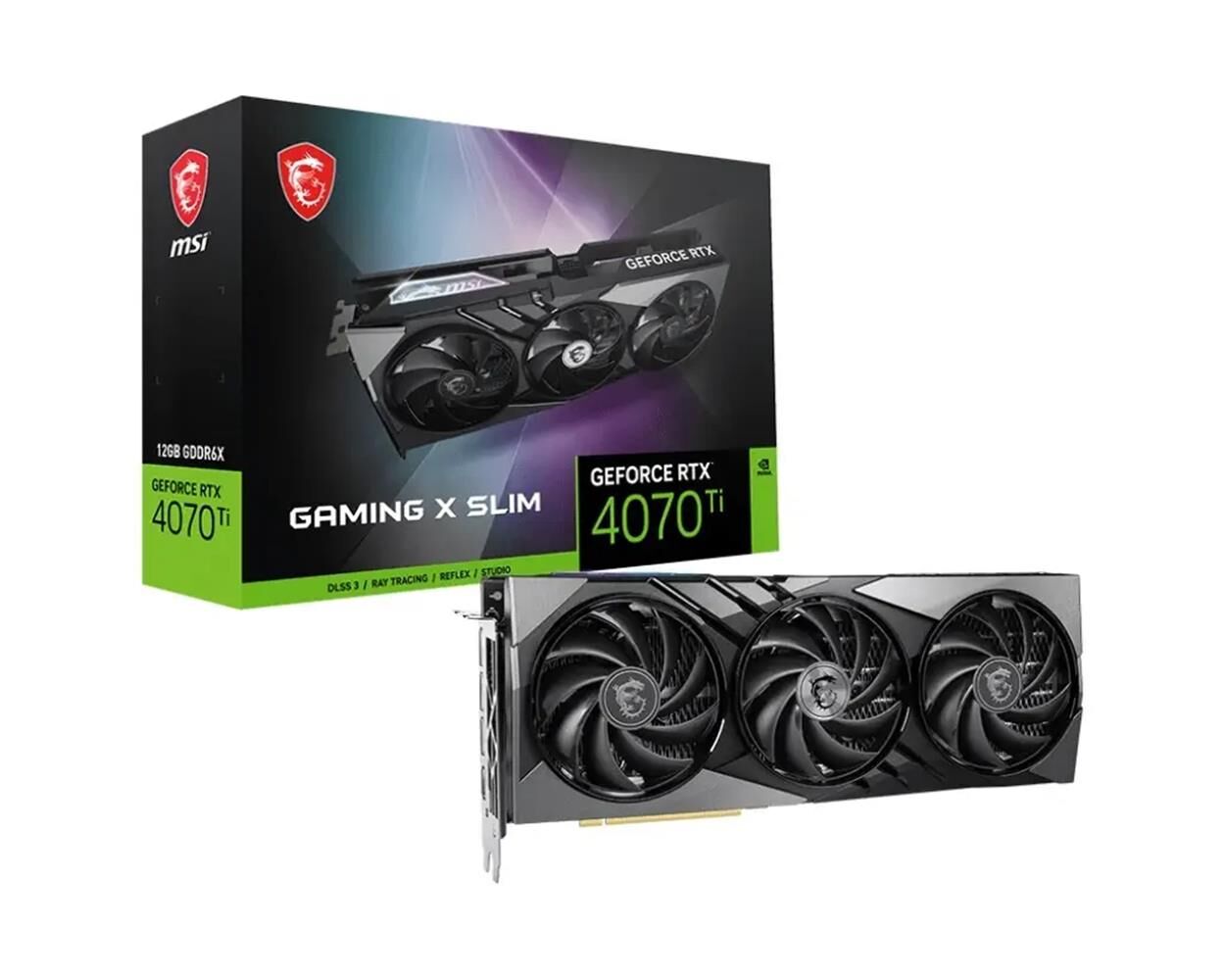 Msi GeForce RTX4070Ti Gaming X Slim 12G 12GB GDDR6X 192Bit DX12 Gaming (Oyuncu) Ekran Kartı