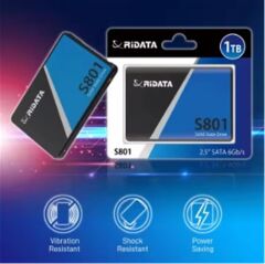 Ridata 1TB Sata III (6Gb/s) S801 Read Up 520MB/s SSD Harddisk