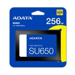 Adata 256GB 2.5'' SU650 520/450MB/s ASU650SS-256GT-R Ssd Harddisk