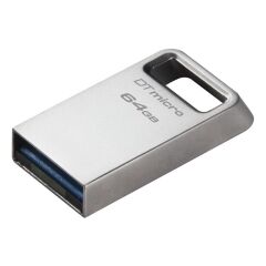 Kingston DTMC3G2/64GB DataTraveler Micro 200MB/s Metal USB 3.2 Gen 1 Flash Bellek