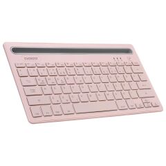 Everest KB-BT82 Pembe/Gri Bluetooth Ultra İnce+Şarjlı Q Mac/Win/Android/Ios Uyumlu Kablosuz klavye