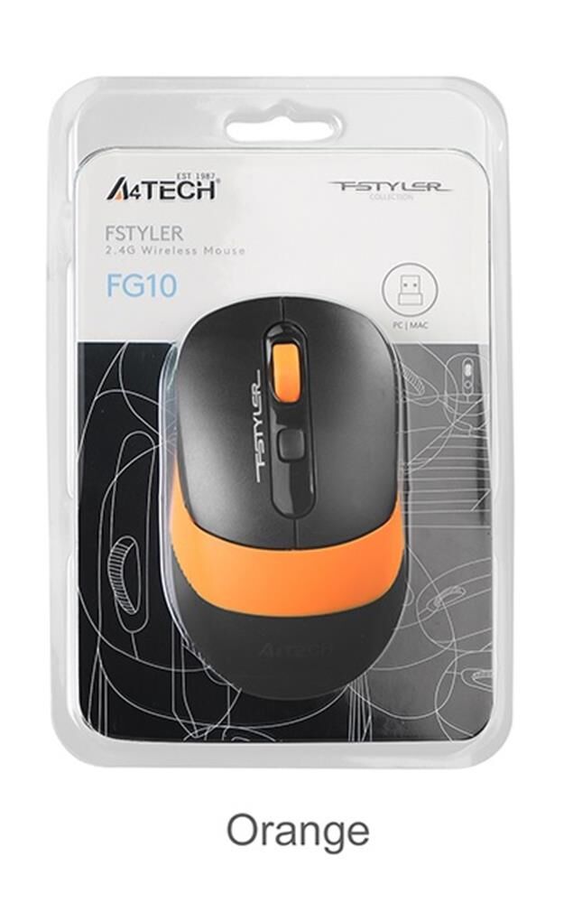 A4 Tech Fg10 Turuncu Nano Kablosuz Optik 2000 Dpı Mouse