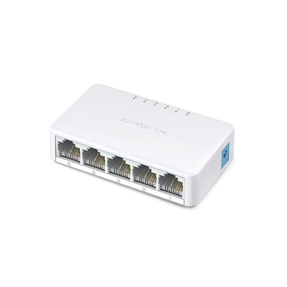 Tp-Link Mercusys MS105 5 Port 10/100 Mbps Switch Plastik Kasa